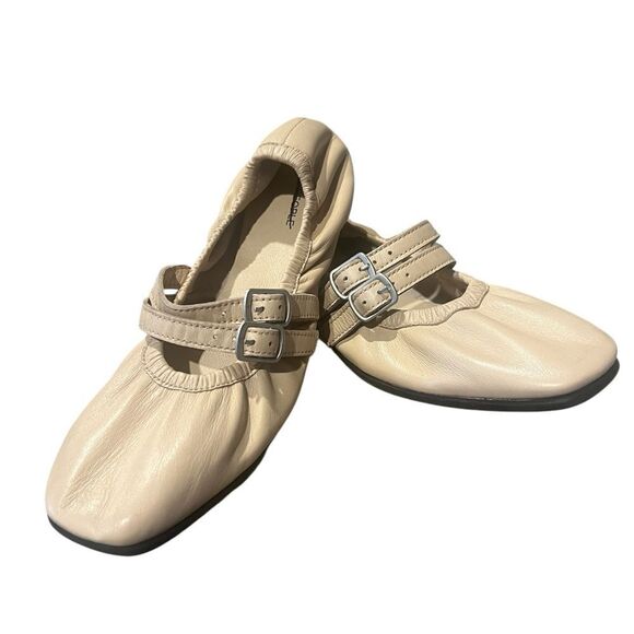 NIB free people women's Gemini ballet flats in tulle pink size 6 - Picture 1 of 11